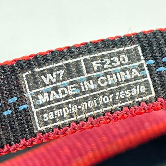 Teva Mush Mandalyn Wedge 2 Red Black Comfort Slip On Thong Sandal Women's Size 7 - Picture 9 of 10